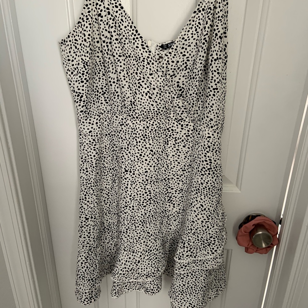 Spotted casual dress